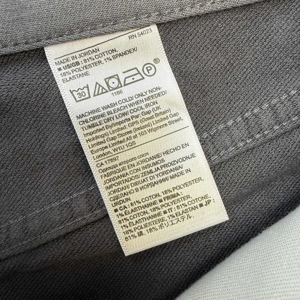 Banana Republic Traveler Jeans Mens 34x32 Slim Fit Gray 5 Pocket Stretch Pants - Picture 4 of 10